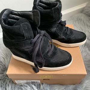 Ash Women’s Cool Mesh Suede Wedge Sneaker